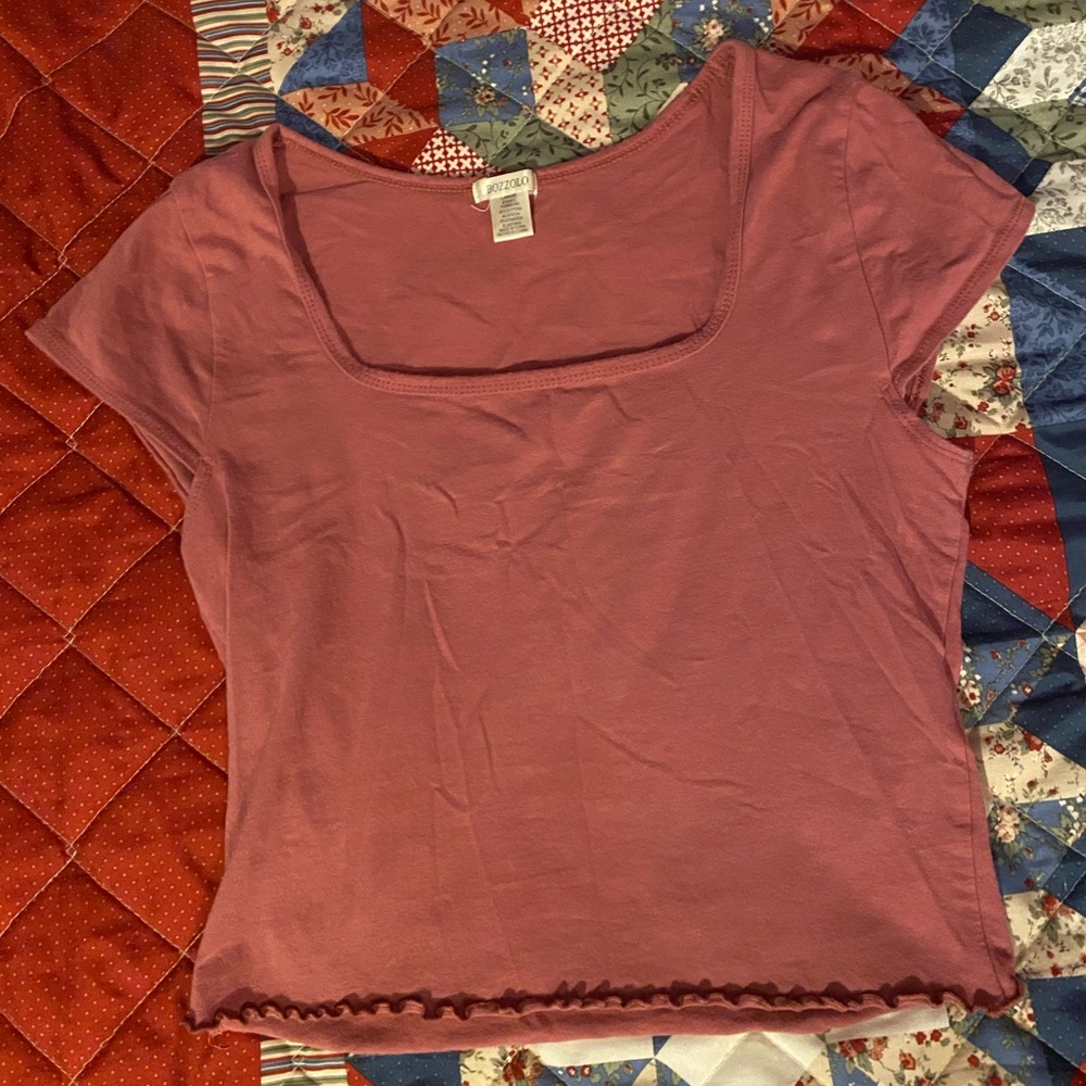 Pink baby tee